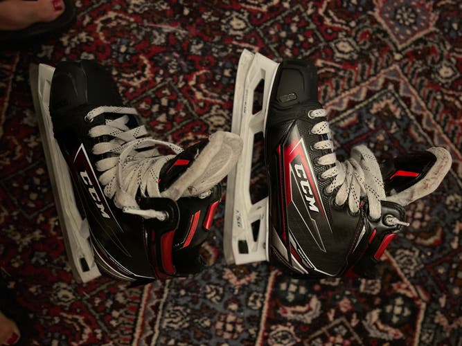 Senior Used CCM JET SPEED FT 480 Hockey Goalie Skates Regular Width Size 7.5