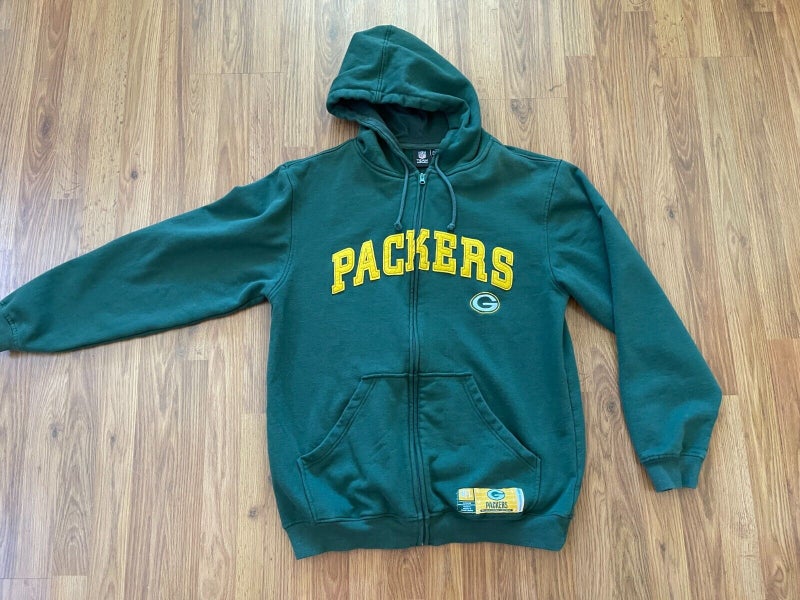Green Bay Packers NFL FOOTBALL SUPER AWESOME Size XLT Full Zip Hoodie  Jacket!