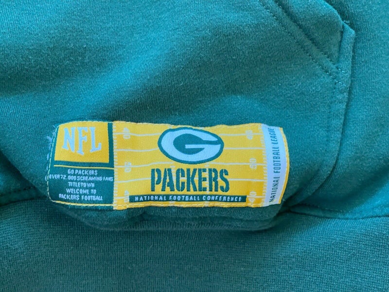 Green Bay Packers Vest & Hoodie Attached Together Size 2X