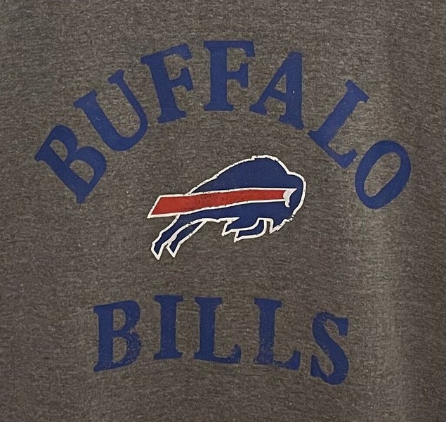 NWT men's large NFL apparel Buffalo Bills Hoodie distressed logo