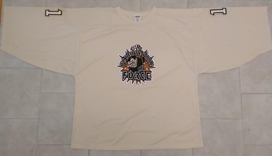 Athletic Knit H6000G "Fayetteville Force" Style Goalie Hockey Jersey - 4XL- NEW