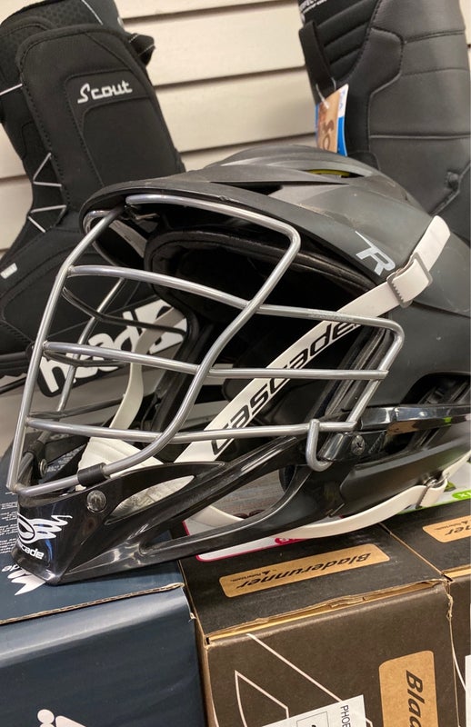 Cascade R Used Black Helmet Lacrosse LAX
