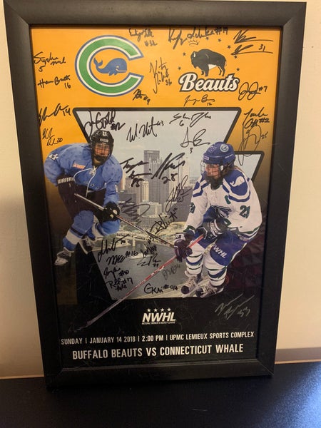 NWHL PHF Women’s Hockey SIGNED poster