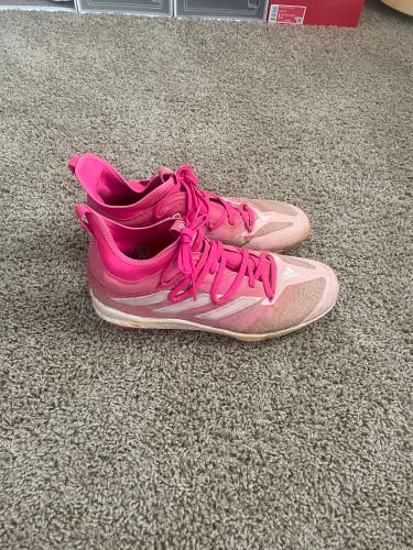 Pink Men's Metal Low Top Adizero Afterburner