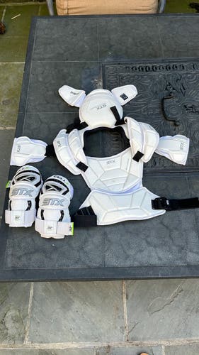 Lacrosse shoulder chest arm pads small