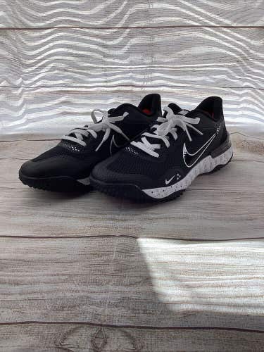 Nike Alpha Huarache Elite 3 Turf Black White CK0748-010 Men's Sz 6.5 Baseball