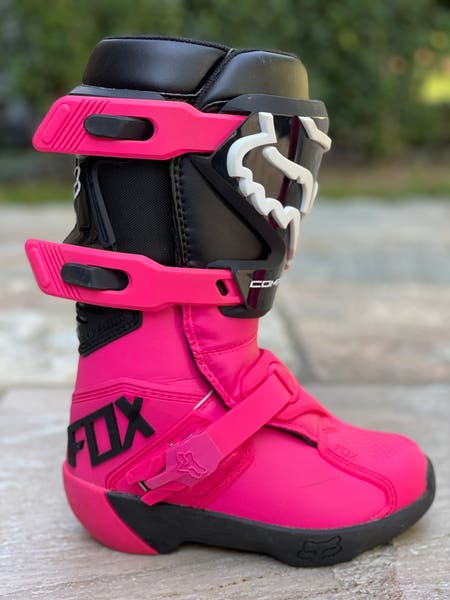 Boots Fox Stiefel Pink Fox Racing Kids Motocross Boots Fox Racing