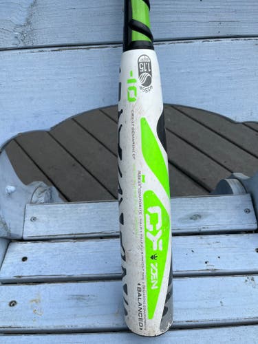Used USSSA Certified 2017 DeMarini Composite CF Zen Bat (-10) 19 oz 29"