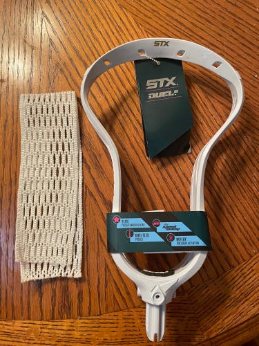 STX Duel 3 Faceoff Head W Hero 2.0 Semi-Soft Mesh