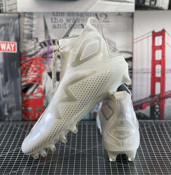 ADIDAS Freak Ultra 22 White Metallic Silver Football Cleats