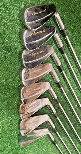 Northwestern Golf Tournament Blade Iron Set 3-PW RH Stiff Steel 5i 37.5 Inches