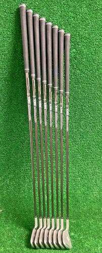 Pole-Kat Golf XRII Iron Set 3-PW RH Regular Graphite 5i 37.25 Inches New Grips