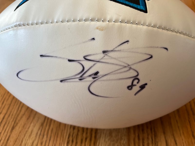 Steve Smith Carolina Panthers Autographed Football