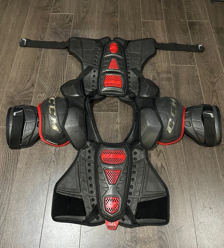 Senior Large CCM U+ Crazy Light Shoulder Pads