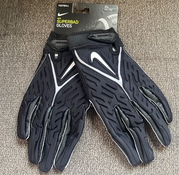 Nike Superbad 6.0 Football Gloves Black DM0053-091 Size 2XL NEW