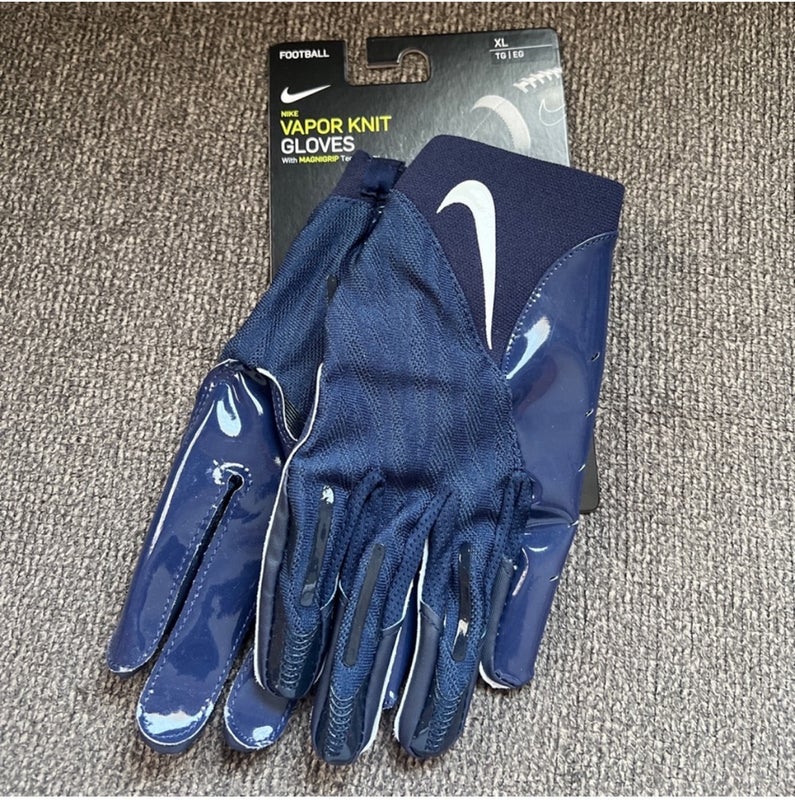 Nike Vapor Jet 5.0 Football Gloves Size 2XL (College Navy)