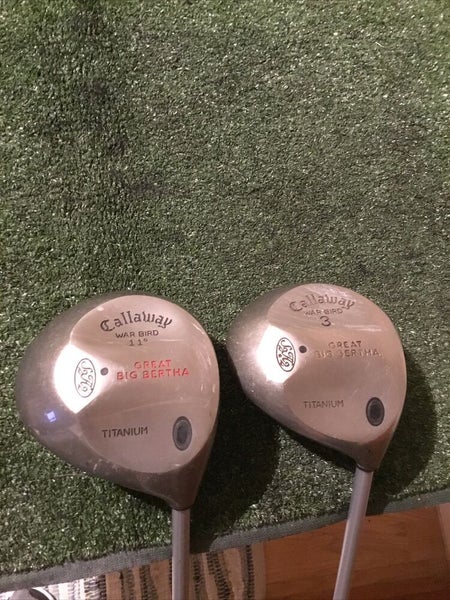 Callaway Great Big Bertha War Bird Titanium Woods Set (D & 3W