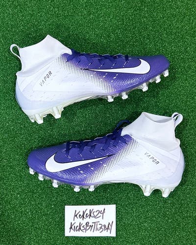 Nike Vapor Untouchable Pro 3 Football Cleats Purple AO3021-155 Mens size 12.5