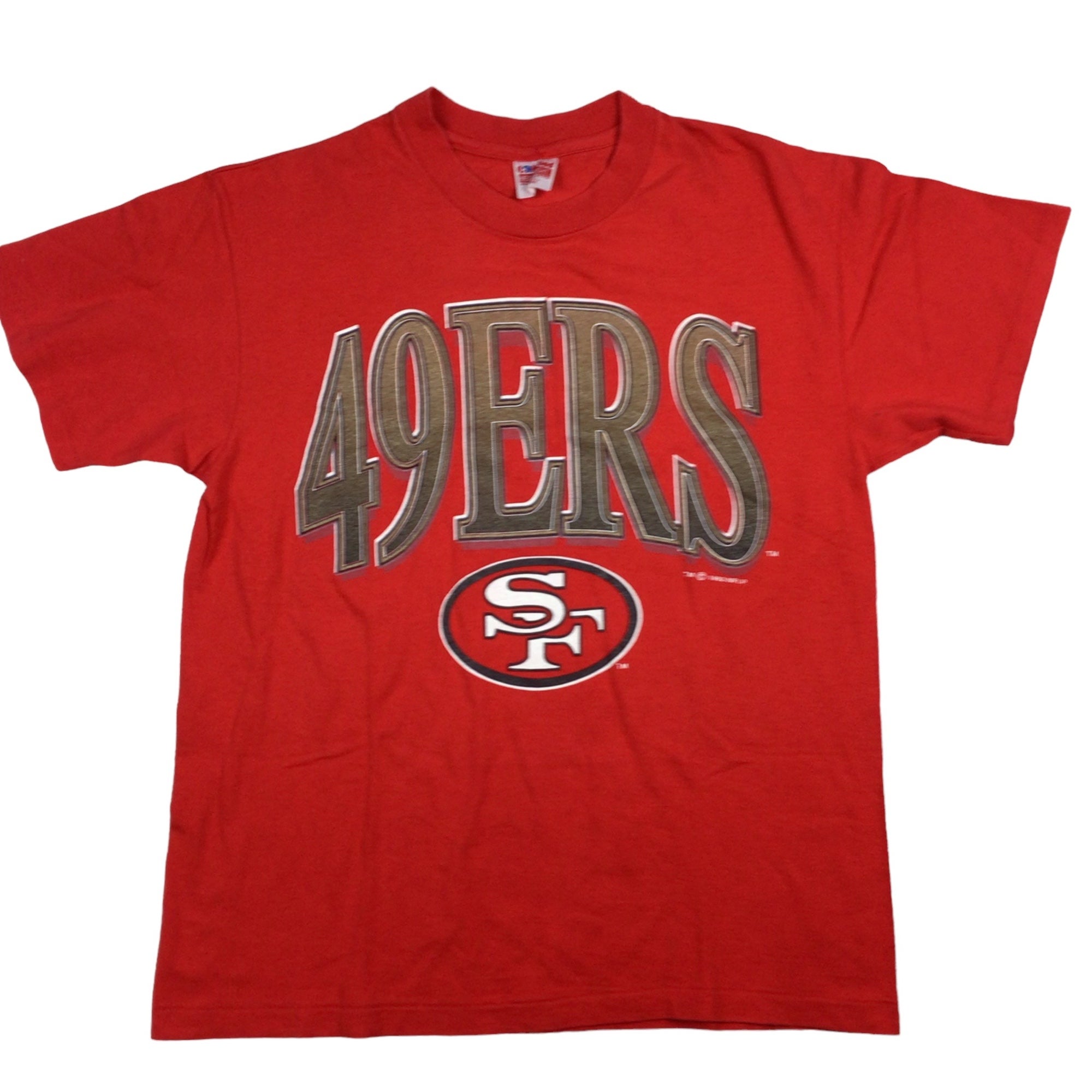 Sports / College Vintage NFL San Francisco 49ers 5 Times Champions Tee Shirt 1994 Large Made USA