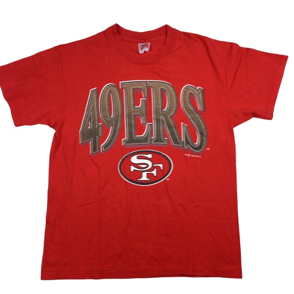 Vintage San Francisco 49ers NFL raglan style T-shirt. 70s/80s. Single  stitch.