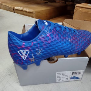 Vizari Kid's Zodiac JR FG Firm Ground Outdoor Soccer Shoes | Blue Size 4 | VZSE93421J-4