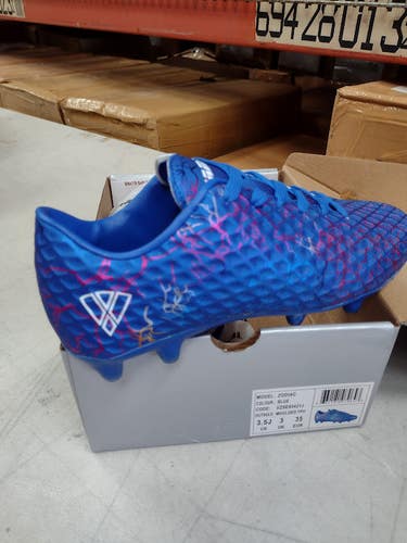 Vizari Kid's Zodiac JR FG Firm Ground Outdoor Soccer Shoes | Blue Size 4 | VZSE93421J-4
