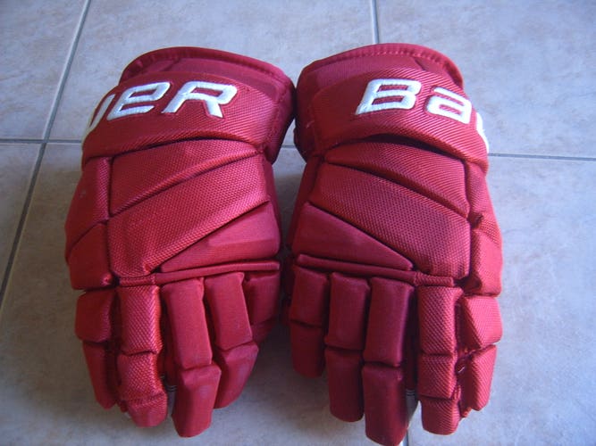Bauer Vapor Pro Team Gloves sz 13" Red Color