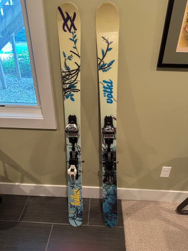 VolkI Kiku ski 162 with Marker Squire Bindings Din 11
