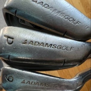 Men's Used Adams Right Handed Idea Iron Set Senior Flex Graphite Shaft