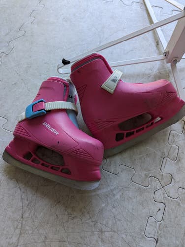 Youth Used Bauer L'il Champ Hockey Skates Size 8/9