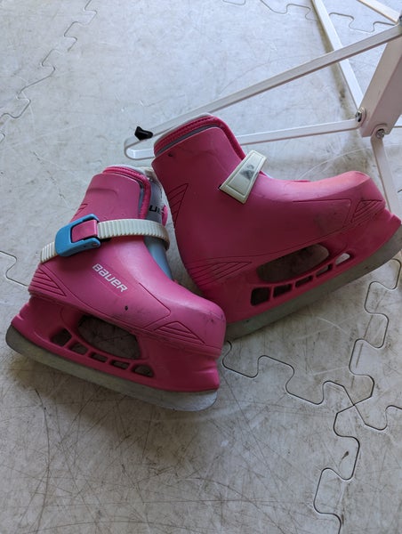 Youth Used Bauer L'il Champ Hockey Skates Size 8/9