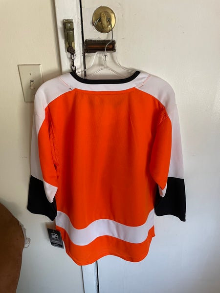 Fanatics Branded Philadelphia Flyers Black/Orange Long Sleeve Jersey L or XL - L