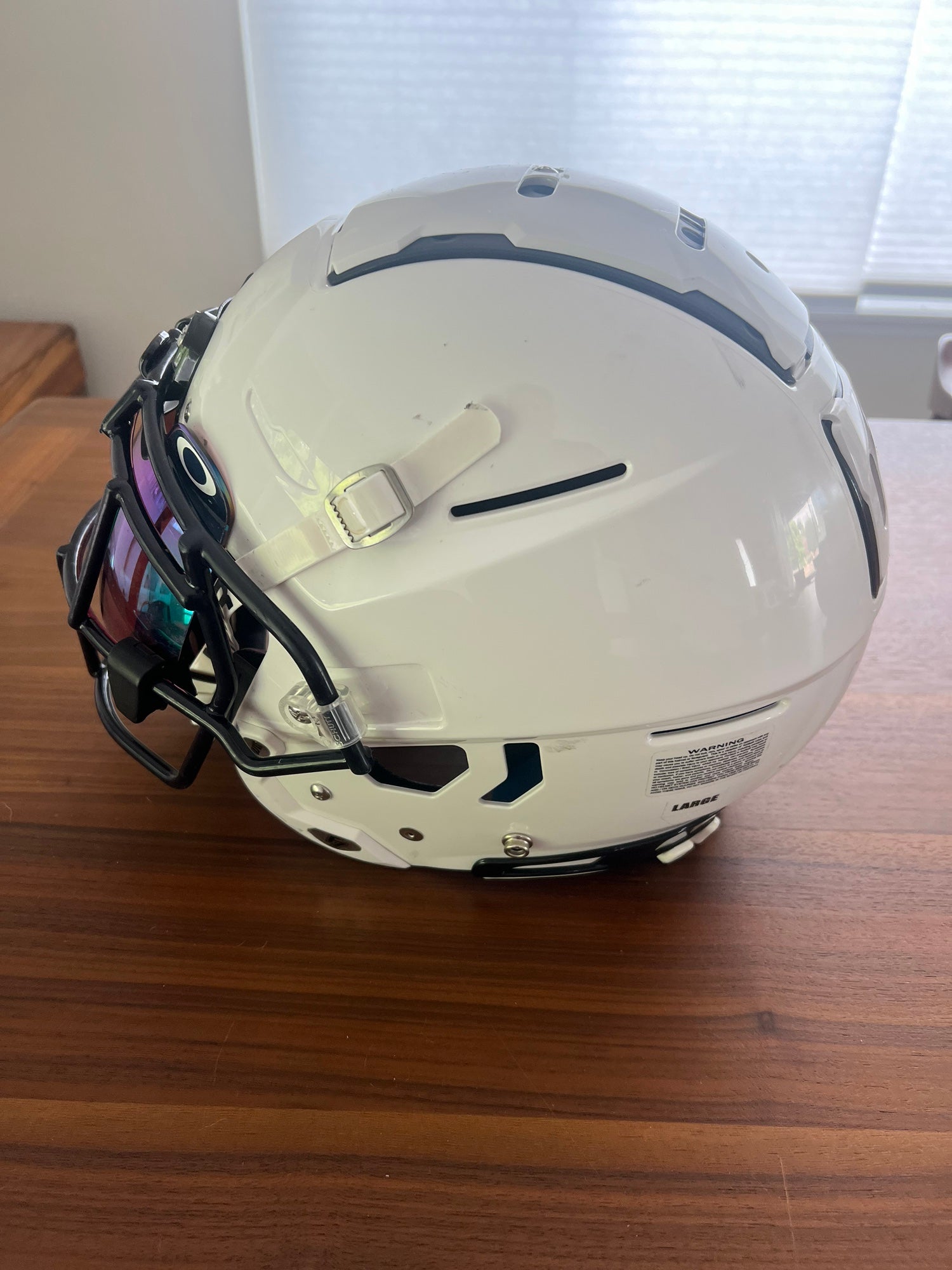 White Adult Large Schutt F7 Helmet Used | SidelineSwap | Buy and