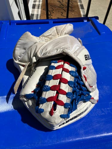 Bauer Used Red White And Blue Junior Regular