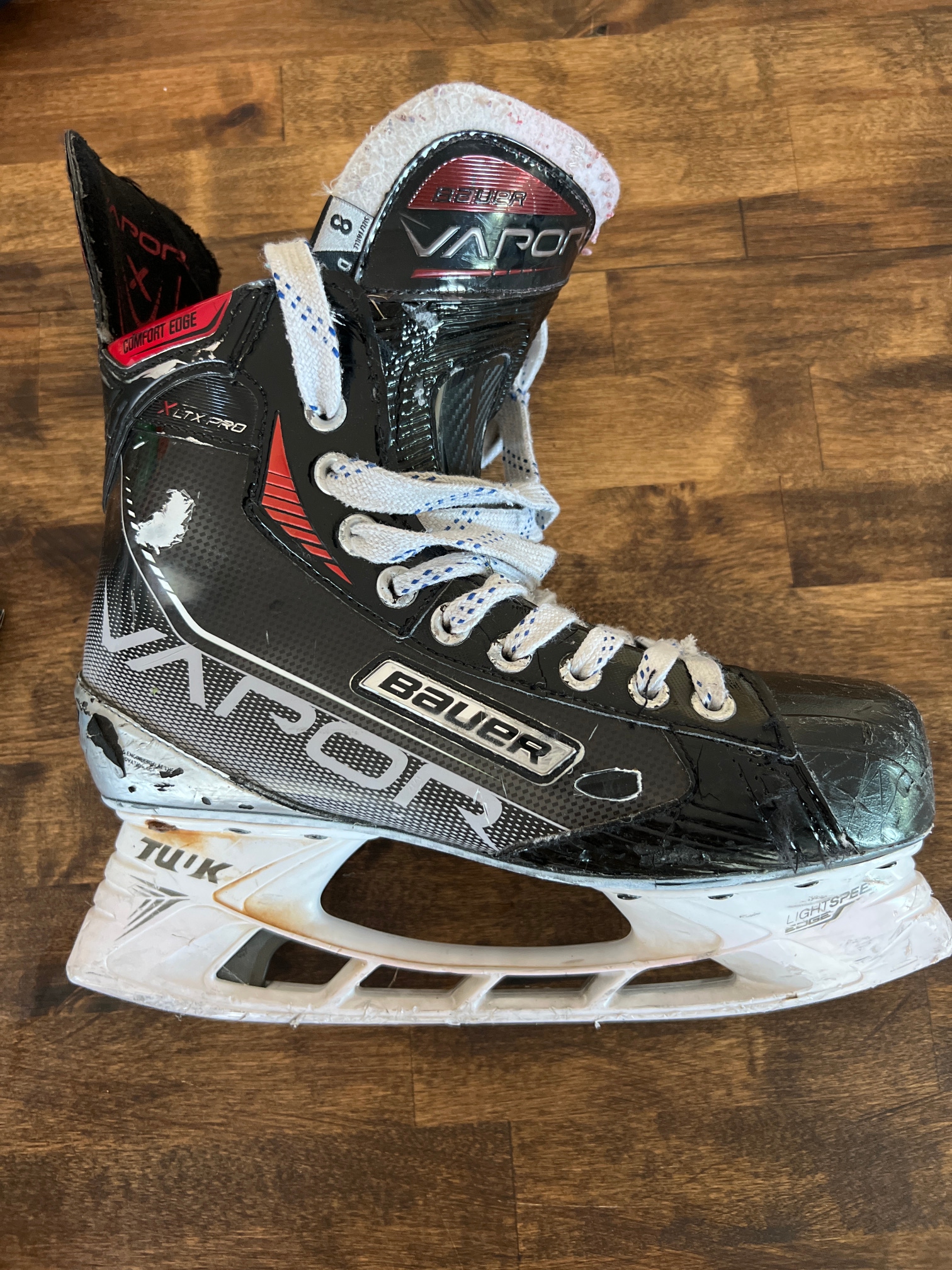 Senior Used Bauer Vapor X LTX Pro Hockey Skates Regular Width Size 8