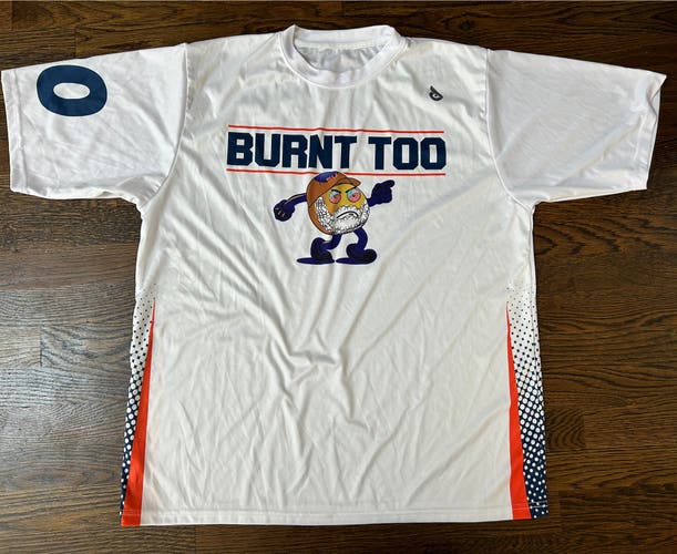 Syracuse lacrosse Burnt Orange shooting shirt (XL)