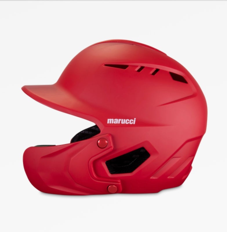 Easton Ghost Matte Fastpitch Batting Helmet W/Mask Red