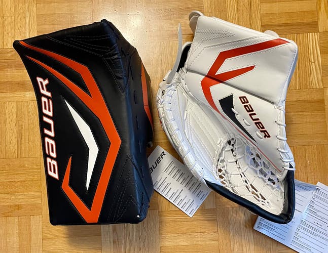 New Bauer JR Supreme One70 Blocker/Glove Set