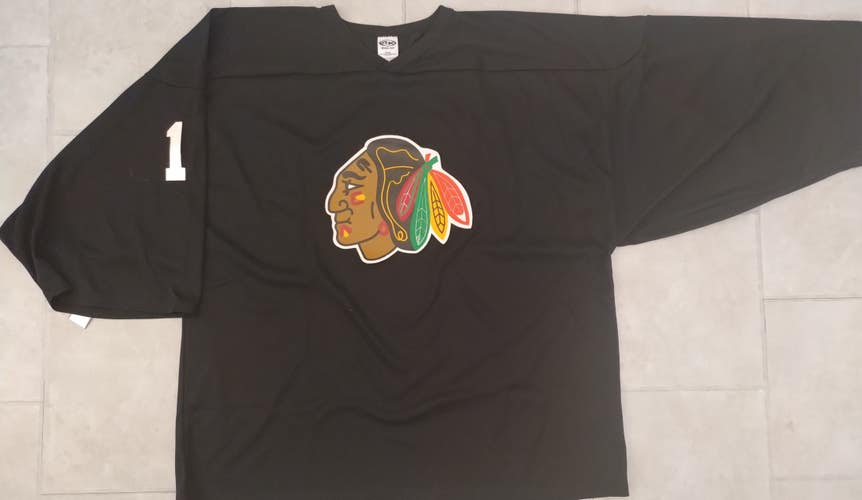 Athletic Knit H6000G "Blackhawks" Style Hockey Jersey - 4XL- NEW