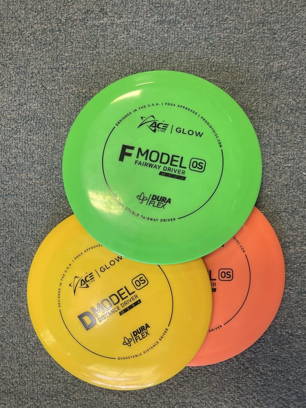 Duraflex Glow Plastic Disc Golf Driver Discs