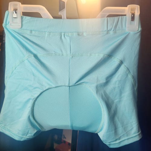Turquoise Women's Cycling Underwear with Padding Size M