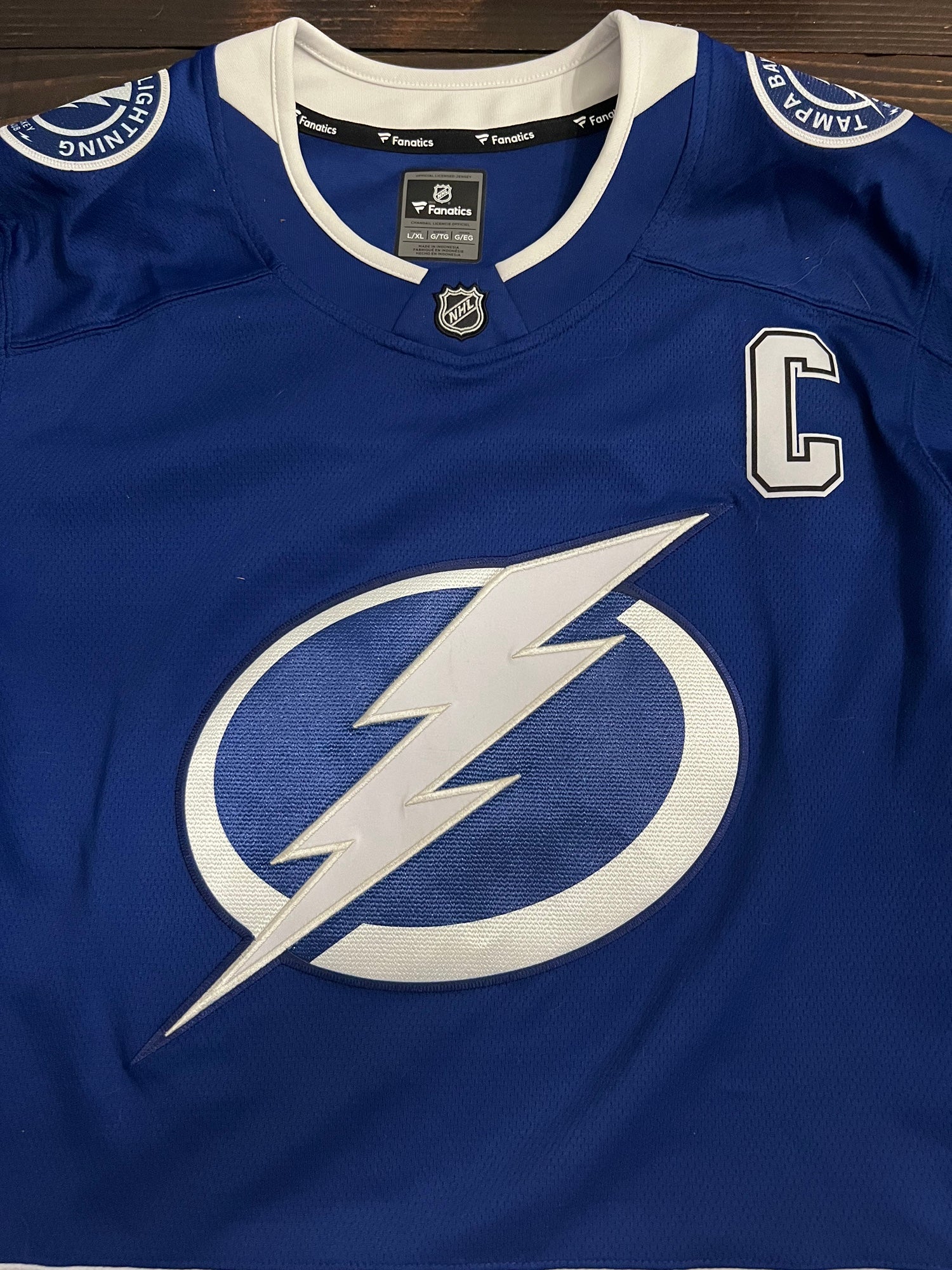 NWT VTG NHL Starter Tampa Bay Lightning Practice Jersey Sz XL