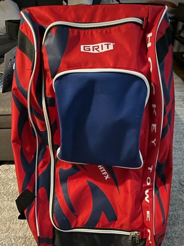 Used GRIT Tower Bag Red White and Blue