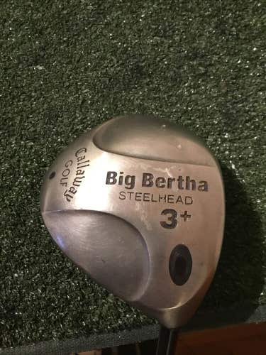 Callaway Big Bertha Steelhead 3+ Wood Firm RCH 99 Graphite Shaft
