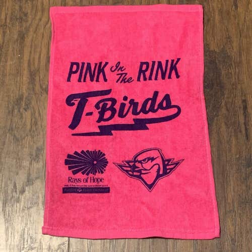 Springfield Thunderbirds AHL March  5, 2022 Pink in the Rink Team Rally Towel