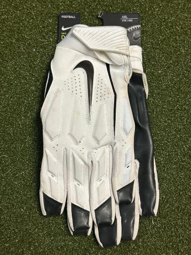 NIKE D-Tack Gloves Football Lineman White Black 4XL $70