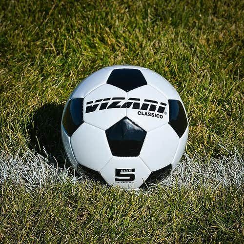 Vizari Classico Soccer Ball | White  Size 5 | VZBL80526-5