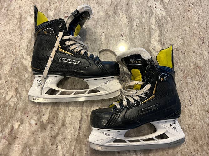 Used Bauer Regular Width Size 5 Supreme S27 Hockey Skates
