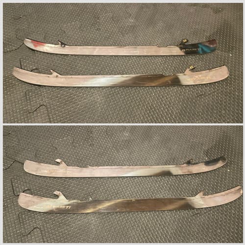 Used Bauer 280 mm LS Pulse Ti Ice Skate Runner Steel Blades