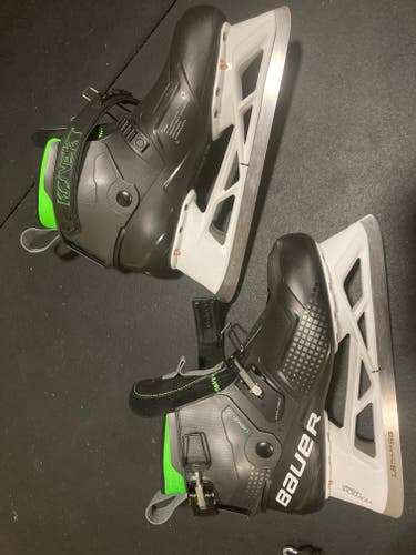 Senior New Bauer Konekt Hockey Goalie Skates Regular Width Size 10.5